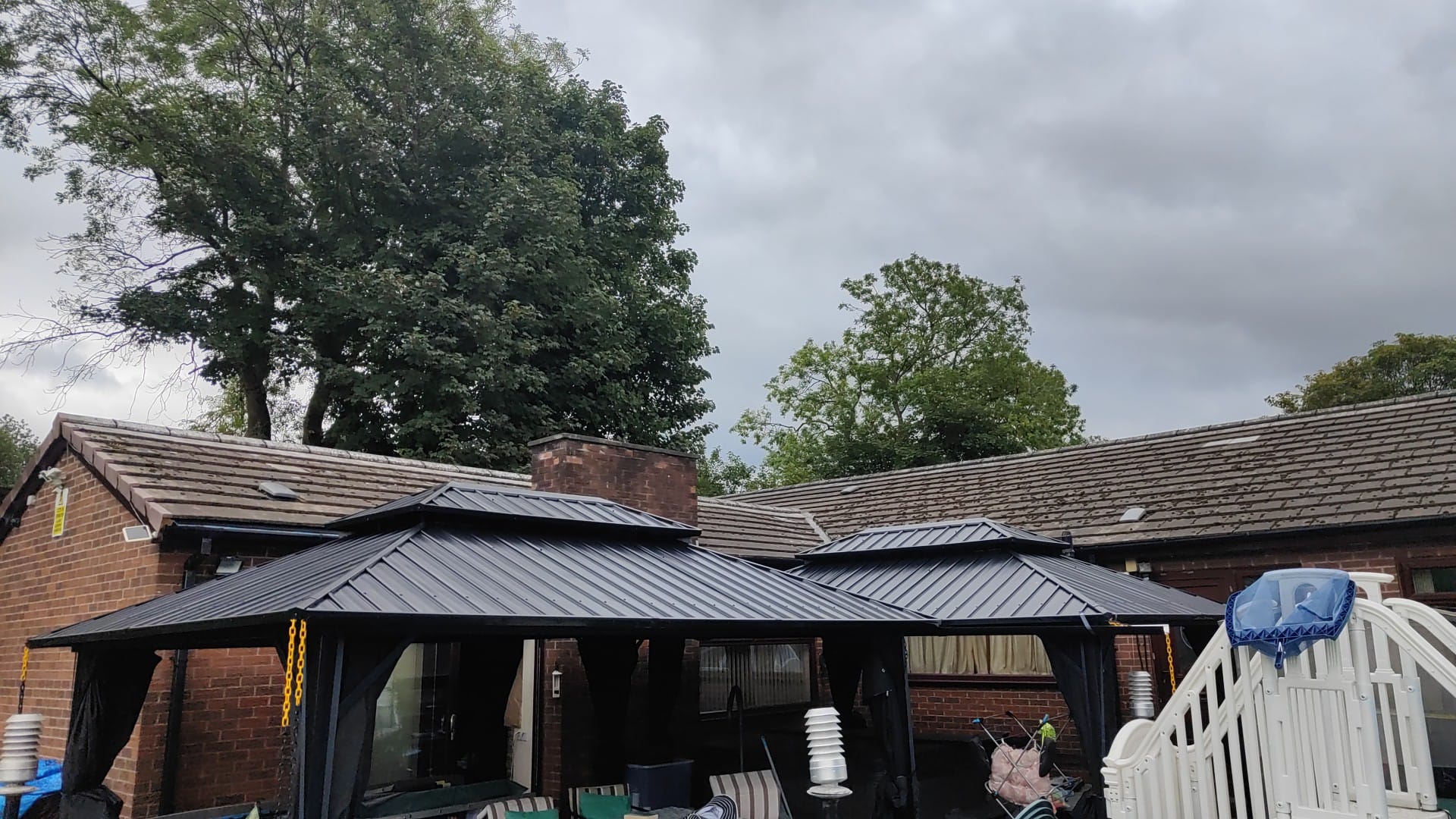 Crystal Metal Roof Gazebo - 3.65m x 4.85m + Our Added Xtras